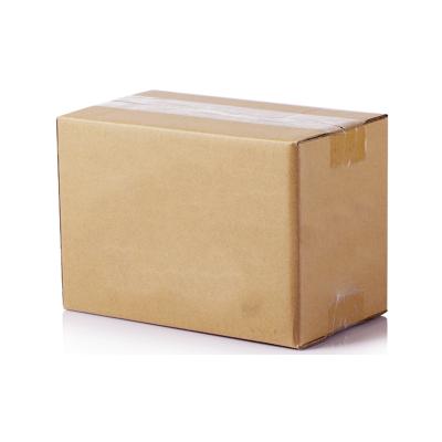 China Recycled Materials Logo Printing Cardboard Carton Box Brown Plain Corrugated Custom Packaging Boxes for sale