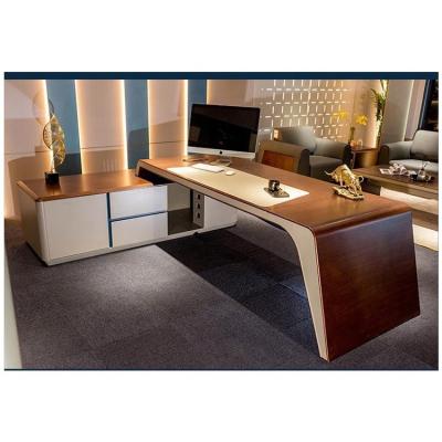 China Modern Luxury Wooden Boss Office Furniture Antique Style Executive Modern Desk for sale