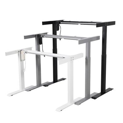 China Sit Stand Desk Frame Workstation Computer E6 Ergonomic Low Single Motor Stand Height Adjustable Electric Single Motor View for sale