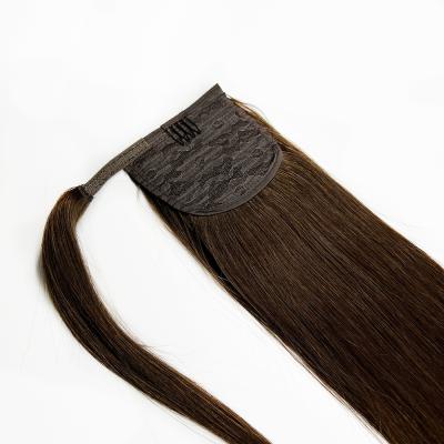 China Factory Wholesale Price Silky Straight Premium Wave Ponytail Hair Extension for sale