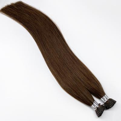 China Wholesale Good Quality Silky Straight Cuticle Straight Virgin Russian Wave Hair Pre Bonded I Tip Hair Extension Double Drawn I Tip Hair for sale