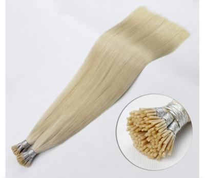 China Silky Straight Wave Raw Wholesale I Tip 100% Human Hair Extension Remy Hair Extension Double Tip I Human Hair Extensions Double Drawn for sale