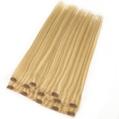 China Silky Straight Wave Guaranteed Quality Unique Hair Extensions Seamless Clip In Hair Extensions for sale