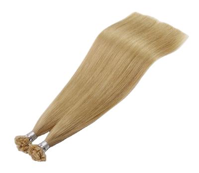 China Wholesale Silky Straight Hair Extension Cheap Wave Flat Tip Italy Keratin Pre Bonded Hair Extensions Double Tip Flat Tip Hair for sale