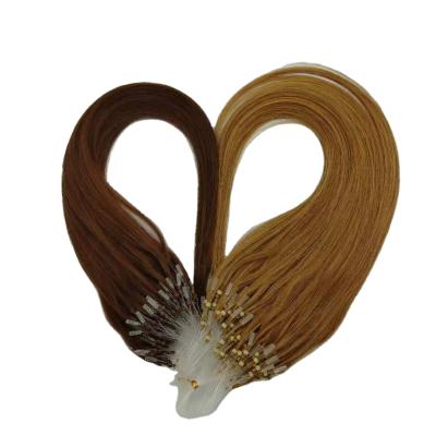 China High Quality Silky Straight Wave Cuticle Aligned 100% Virgin Hair Micro Ring Hair Micro Loop Hair Extension for sale