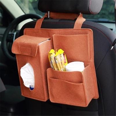 China Sustainable Car Back Seat Backrest Felt Storage Bag Finishing Upholstery Accessories Supplies for sale