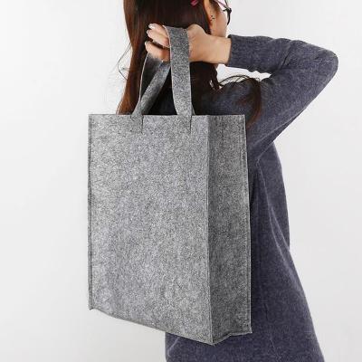 China Lady Korean felt storage bag advertising gift storage shopping bag can be printed with LOGO for sale