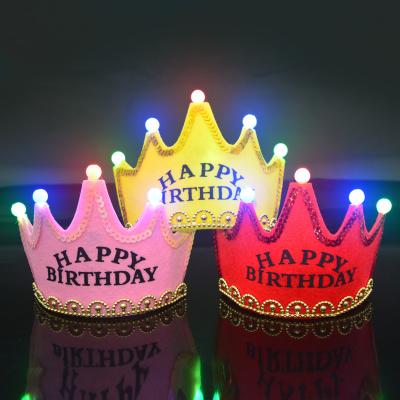 China No Formaldehyde Children's Cake Shop Supplies Party Hat Felt Birthday Party Decorations for sale