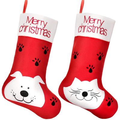 China Popular Christmas Decoration Christmas Decoration Embroidered Felt Christmas Decoration Socks for sale