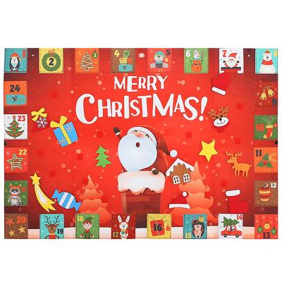 China Beautiful Christmas Decoration Christmas Countdown Calendar Party Wall Decoration Wall Calendar for sale