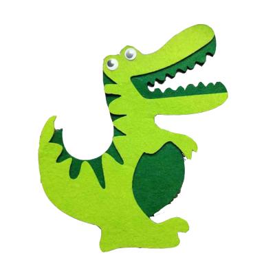 China Learn and Practice / Cartoon Animal ID Number Felt Kids Room Kindergarten Classroom Decoration Wall Sticker for sale