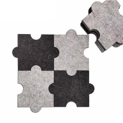 China Felt Viable Puzzle Coaster Drinks Mat Table Mat Decoration for sale