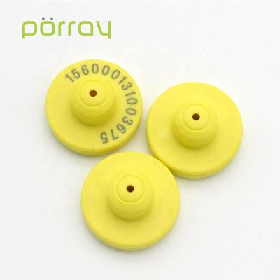 China Waterproof and crashproof easy to install animal rfid reader rfid UHF ear tag animal ear tag applicator for sale