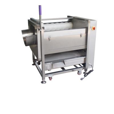 China Automatic and water saving potato peeler and electric cutter/potato washing line/small potato washing machine for sale