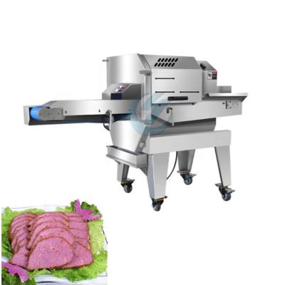 China Full Automatic Meat Processing Equipment Beef Ham Bacon Cheese Meat Slicer Sausage Fresh Frozen Steak Slicing Cutting Machine for sale