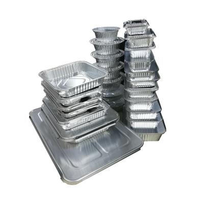 China Restaurant or Fast Food Store or School Canteen Customized Aluminum Foil Food Containers Aluminum Food Container Making Machine for sale