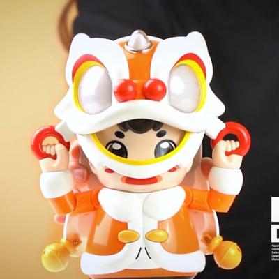 China Dance/music/light/hat can be removed 2021 Lion Dancing Toy Kids Electric toys for sale