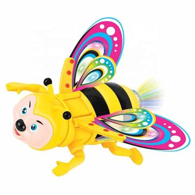 China ABS Plastic Small Electric Bee Music Lights Universal Toys Wheel for sale