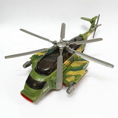 China Diecast Toy Fighter Plane Toy Helicopter with Sound and Light for sale