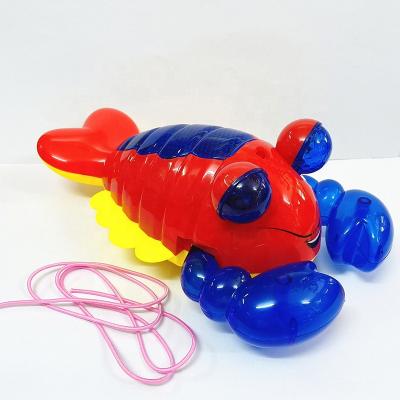 China Plastic Lobster Toy Light And Sound Toys 22*13*8cm for sale