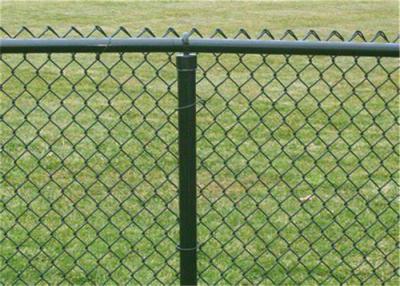 China 4m*4m High security stadiums chain link fence / sport field fence mesh pvc coated basketball court fence for sale