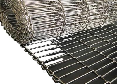 China Food grade 304 stainless steel flat flex wire mesh conveyor belt for bread baking for sale