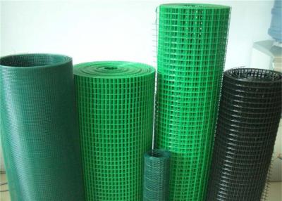 China 1/2'' , 3/4'' , 1'' , 1/4'' , 3/8'' , 5/8'' hole size , green pvc coated welded wire mesh for sale