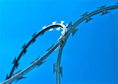 China Stainless Steel Concertina Razor Barbed Wire,blade barbed wire mesh fence,hot dipped galvanized wire for sale