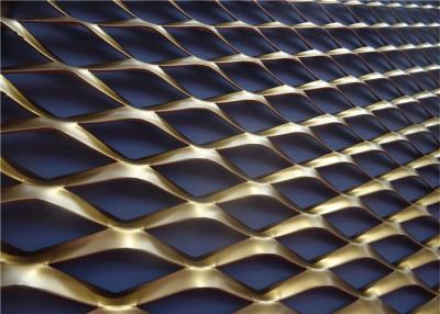 China diamond stretched polished stainless steel expanded metal mesh,Bending, Welding, Cutting, Punching for sale