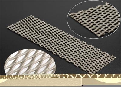 China stainless steel expanded metal mesh: durable abrasion resistance, high flatness, smooth surface without burrs, no blind for sale