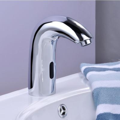 China Digital Metered Faucets Sensor Faucet Mixer Tap New Water Saver Lavatory Smart Infrared Sensor Water Faucet for sale