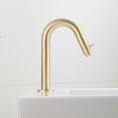 China Gold Modern Outdoor Brass Garden Single Cold Single Tap for sale