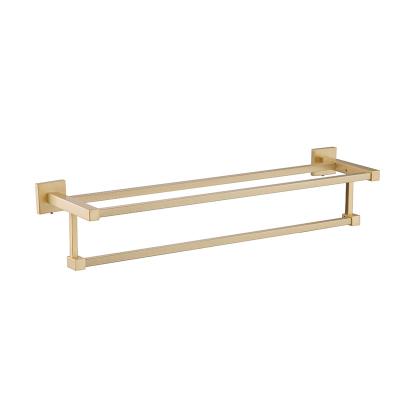 China Heater Wholesale Gold Square Bath Towel Rack for sale