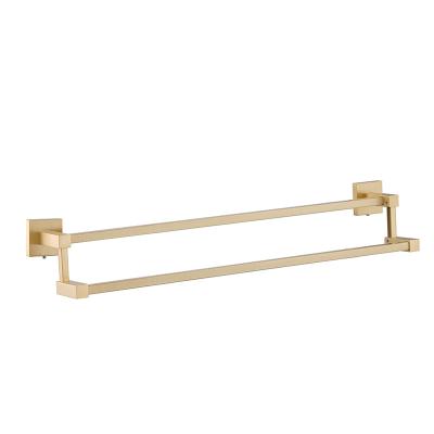 China Kindergarten / Bathroom Heater Hang Gold Towel Rack Holder Set A Towel for sale