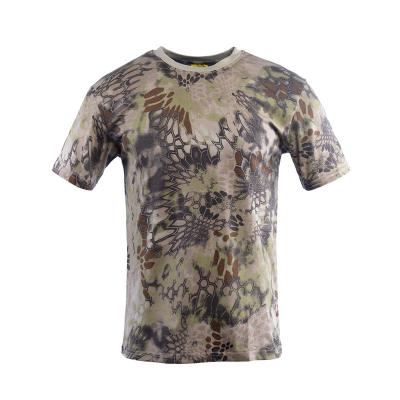 China New Pattern Breathable T Shirt Outdoor T-shirt Army Green T-shirt Cotton T-shirt for sale