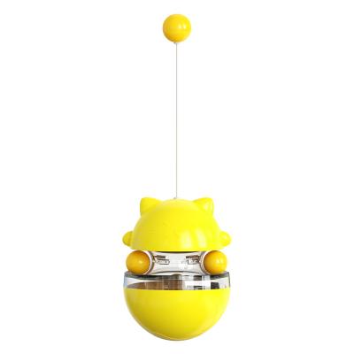 China Popular New Amazon Leak Yellow Ball Funny Cat Stick Cat Toy Tumbler Viable for sale