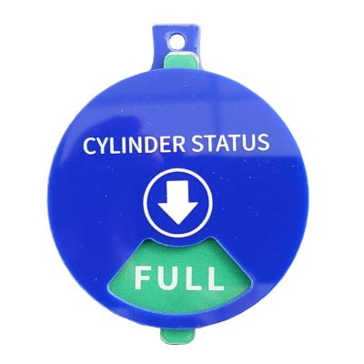 China Hospital 12 cm 4 Segment Rotating Hospital Oxygen Cylinder ID, Equipment Safety Tag, Device Status Signage for Gas Cylinder for sale