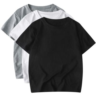 China OEM high quality anti-pilling sports wear plain white 100% cotton T-shirt for men for sale