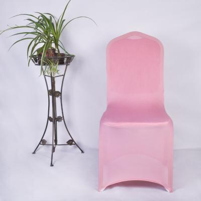 China Custom Elastic Stretch Spandex Wedding Decoration Chair Covers For Dining Room for sale