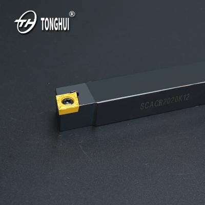 China Corrosion Resistant CNC Turn SCACR/L 90degree Carbide External Turning Tool Holder For CCMT Insertion for sale