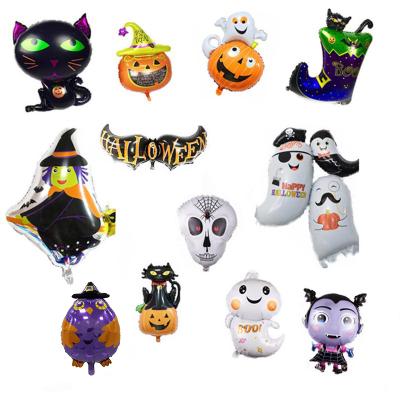 China Party Decoration BLN Pumpkin Ghost Balloons Spider Foil Balloons Boots Globos Factory Halloween Inflatable Balloons for sale