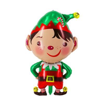 China Party Decoration BLN Christmas Clown Foil Globos Manufacturer Christmas Party Decor Helium Clown Boy Balloon for sale