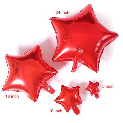 China Party Decoration BLN Balloon Foil 18 Inch Mini Foil Balloon Wholesale Little Star Foil Balloons for sale