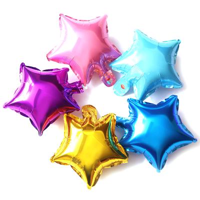 China Party Decoration BLN Manufacturer Birthday Party Accessories 10 Inch Star Foil Balloons 18 Inch Star Foil Balloon for sale