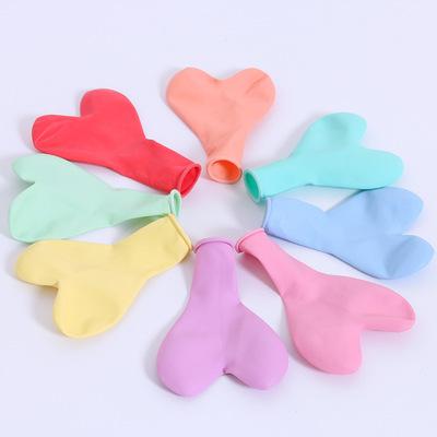 China Gift Toy BLN Colorful Latex 12 Inch Balloons Wedding Party Decoration Macaron Love Heart Shaped Latex Balloons for sale