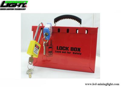 China 12 Padlocks Foldable Handle Steel Safety Lockout Box for sale