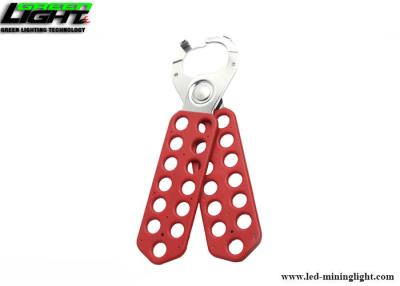 China Nylon Handle 25mm 1'' 13 Holes Steel Hasp Lockout for sale