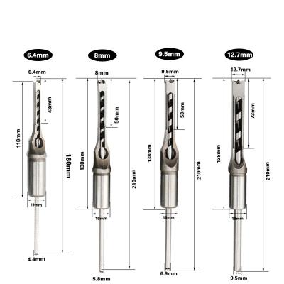 China Drilling Holes Woodworking Square Hole Drilling Machine Core Tenon Drill Square Hole Opener for sale