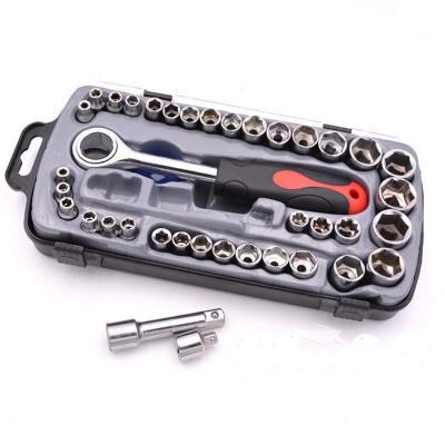 China Household / Automotive Repair 39 PC Hardware Tool Combination Kit Socket Wrench Set for sale