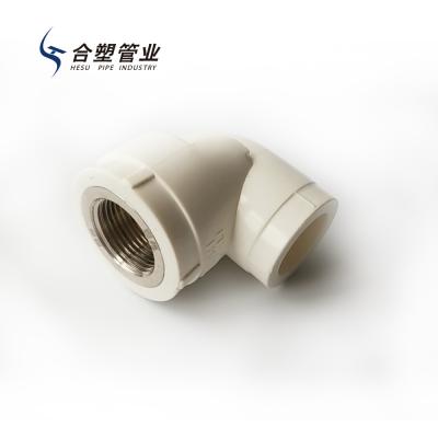 China Industry Head Cold And Hot Water Tap Pipe PPR Fittings Female Seated Elbow for sale